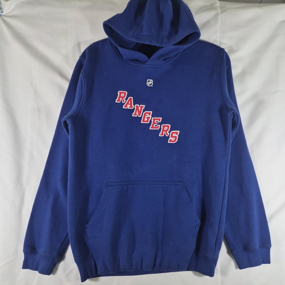 New York Rangers Panarin #10 NHL Hoodie Blue Mens Size Small Pullover Sweatshirt